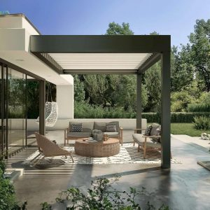 Luxury Bioclimatic Pergola with Adjustable Louvres